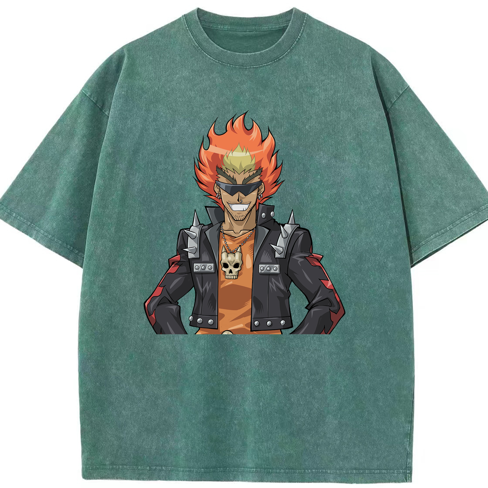 （画像用） 遊☆戯☆王 Yu-Gi-Oh! 綿100% ヴィンテージ風 半袖Tシャツ（フロントプリント）